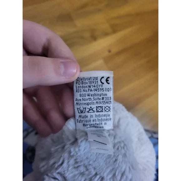 Jellycat Bashful Koala Plush Gray Stuffed Animal Soft Toy 12" 100% Polyester - Picture 4 of 7